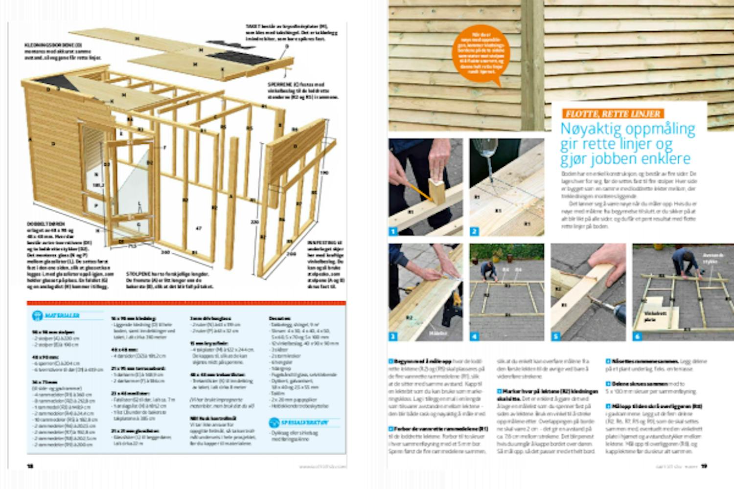 Utebod tegninger Bygge bod tegninger